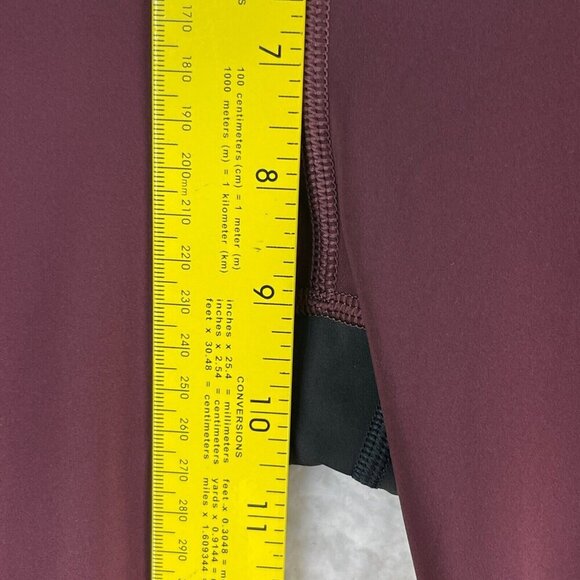 Athleta‎ Velocity Stash Pocket Crop Leggings Womens Colorblock Stretch Size M - Picture 6 of 16